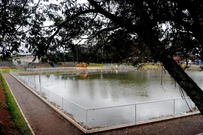  CAXIAS DO SUL, RS, BRASIL 05/06/2018Lago da UCS pronto(Lucas Amorelli/Agência RBS)