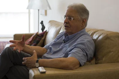  SÃO PAULO, SP, BRASIL - Ex presidente Fernando Henrique Cardoso (FHC) concede entrevista para a colunista Rosane de Oliveira de Zero Hora.Indexador: Jefferson Botega