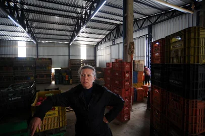  CAXIAS DO SUL, RS, BRASIL 06/06/2018Como foi a reconstrução do distrito de Vila Oliva um ano depois do temporal que destruiu parte da comunidade.Na foto: Márcia Mara Ebertz, 41, coproprietária da Granja Palandi.  (Felipe Nyland/Agência RBS)