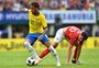 Neymar iguala Romário como terceiro maior artilheiro da história da Seleção Brasileira
