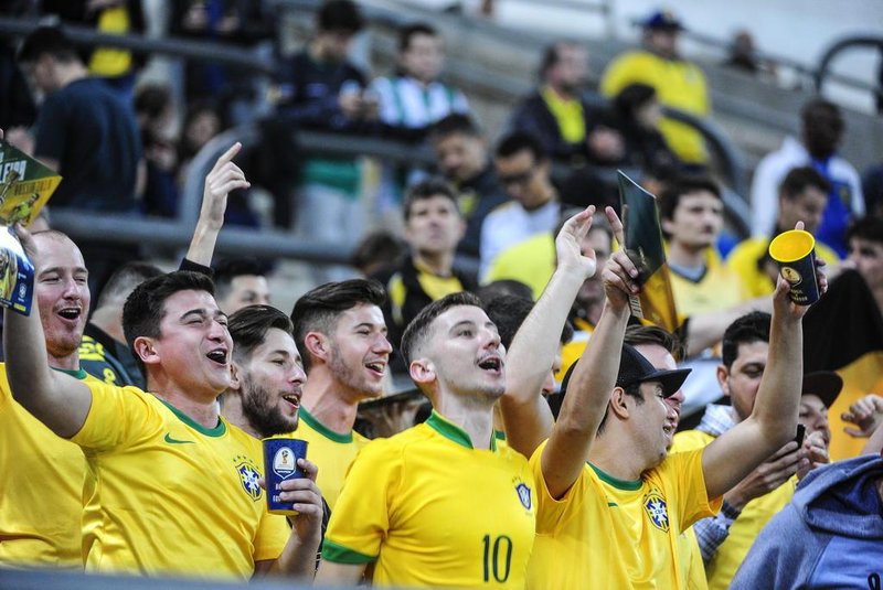  PORTO ALEGRE, RS, BRASIL, 21-08-2017. Brasil enfrenta o Equador pelas Eliminatórias da Copa do Mundo no estádio Arena. (FÉLIX ZUCCO/AGÊNCIA RBS)