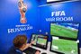  A view of the video assistant refereeing (VAR) operation room at the 2018 FIFA World Cup Russia International Broadcast Centre (IBC) in Moscow on June 9, 2018. / AFP PHOTO / Mladen ANTONOVEditoria: SPOLocal: MoscowIndexador: MLADEN ANTONOVSecao: soccerFonte: AFPFotógrafo: STF