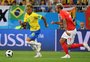 Brasil larga na frente, mas empata com a Suíça em estreia na Copa