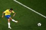  Brazils forward Philippe Coutinho kicks and scores during the Russia 2018 World Cup Group E football match between Brazil and Switzerland at the Rostov Arena in Rostov-On-Don on June 17, 2018. / AFP PHOTO / Jewel SAMAD / RESTRICTED TO EDITORIAL USE - NO MOBILE PUSH ALERTS/DOWNLOADSEditoria: SPOLocal: Rostov-on-DonIndexador: JEWEL SAMADSecao: soccerFonte: AFPFotógrafo: STF