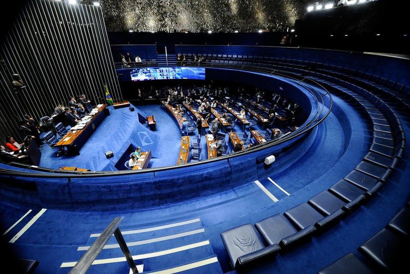  Plenário do Senado Federal durante sessão deliberativa ordinária. Geral do plenário. Foto: Marcos Oliveira/Agência Senado