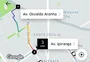 Uber exibe trajetos das corridas nas cores do arco-íris em homenagem à parada LGBT