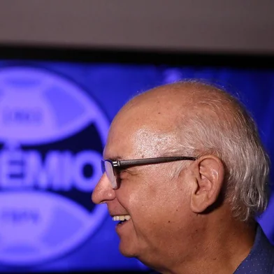 PORTO ALEGRE, RS, BRASIL, 23/04/2018- Romildo Bolzan Júnior, presidente do Grêmio. De 1983 até 2017, a epopeia do Tricampeão da Libertadores. (FOTOGRAFO: CARLOS MACEDO / AGENCIA RBS)