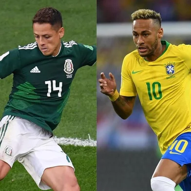 Chicharito x Neymar, copa do mundo, craques, duelo, oitavas de final