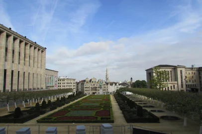 Mont des Arts, em Bruxelas, na Bélgica.