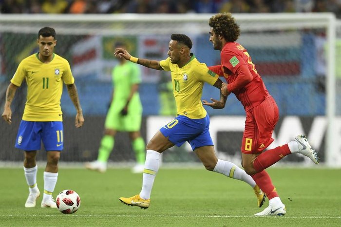 Brasil é eliminado da Copa ao perder da Bélgica