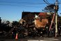  CAXIAS DO SUL, RS, BRASIL, 28/05/2018. Casarão no bairro Rio Branco foi consumido em incêndio e um corpo carbonizado foi encontrado nos escombros. No local, funcionava uma estofaria e uma pensão. (Diogo Sallaberry/Agência RBS)