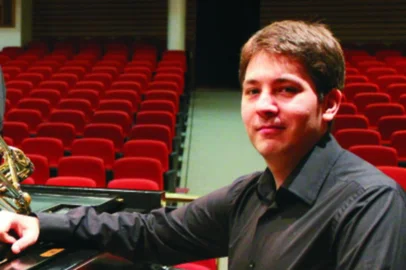Paulo Fernando Ferreira (trombone) e Fernando Rauber (piano), projeto Alma Brasileira
