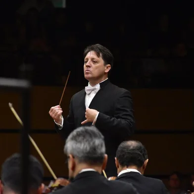 O maestro Evandro Matté, da Ospa.