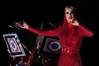  PORTO ALEGRE, RS, BRASIL, 14/03/2018- O show ocorreu na Arena do Grêmio e faz parte de sua nova turne: Witness. (FOTO: ISADORA NEUMANN / AGENCIA RBS)