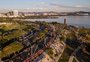 Ciclistas e crianças convivem perigosamente na orla do Guaíba