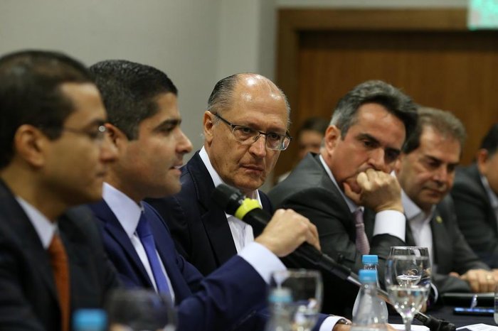 Resultado de imagem para Líderes do ‘Centrão’ oficializam apoio à pré-candidatura de Alckmin à Presidência