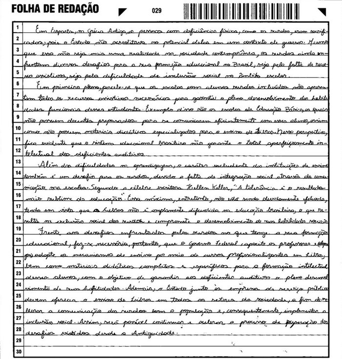 Redação nota 1000: leia 10 redações da última edição do Enem