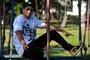  CAXIAS DO SUL, RS, BRASIL, 04/05/2018. O rapper Chiquinho Divilas começa na segunda-feira um projeto de hip hop nas escolas. (Diogo Sallaberry/Agência RBS)