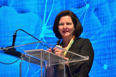  GRAMADO, RS, BRASIL, 03/08/2018. A procuradora-geral da República, Raquel Dodge, participou, nesta sexta-feira (3), no XIV Congresso Estadual do Ministério Público, realizado em Gramado.Foto:  PG Alves/MPRS