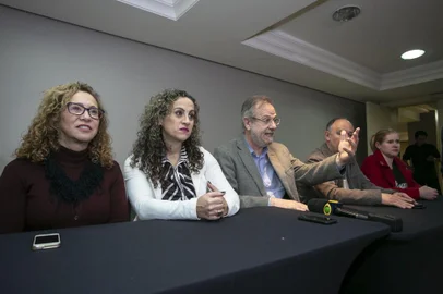 06/08/2018, Miguel Rossetto em entrevista coletiva, Foto de Ubirajara Machado