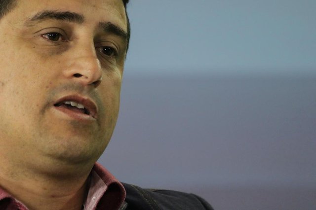 FLORIANÓPOLIS, SC, BRASIL - 10/08/2018Jessé Pereira, candidato ao Governo do Estado de Santa Catarina pelo partido Patriotas FLORIANÓPOLIS, SC, BRASIL - 10/08/2018Jessé Pereira, candidato ao Governo do Estado de Santa Catarina pelo partido Patriotas