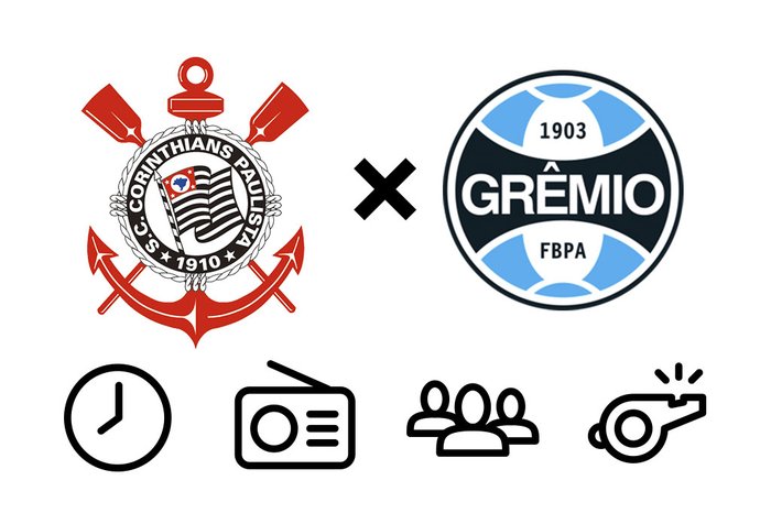 Corinthians x Grêmio ao vivo: onde assistir ao jogo do Brasileirão