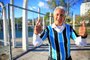  PORTO ALEGRE, RS, BRASIL, 11-07-2018: Marraspodi, ex-goleiro do Grêmio na década de 50, hoje é humorista e comediante. Foto para a coluna de Tulio Milman (FOTO FÉLIX ZUCCO/AGÊNCIA RBS, Editoria de Opinião).