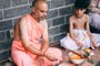 Guru indiano Srila Bhaktivedanta Siddhanti Maharaj palestra sobre amor universal em Caxias do Sul, no Festival da Paz
