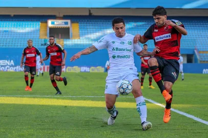 Oeste e JuventudeJogador Pará do Juventude durante a partida entre Oeste SP e Juventude RS, válida pelo Campeonato Brasileiro Série B 2018, na Arena Barueri em Barueri (SP), neste sábado (18). Guilherme Rodrigues/Futura PressEditoria: ESPLocal: BARUERIIndexador: GUILHERME RODRIGUES/FUTURA PRESS