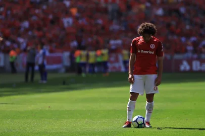  PORTO ALEGRE, RS, BRASIL, 19-08-2018. Inter enfrenta o Paraná no Beira-Rio pelo Campeonato Brasileiro. (CARLOS MACEDO/AGÊNCIA RBS)