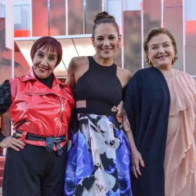 Gramado - RS 18/08/2018 - 46 Festival de Cinema de Gramado - Atrizes Margarita Irún, Ana Ivanova e Ana Brun do filme Las Herederas - Foto: Fabio Winter / Pressphoto
