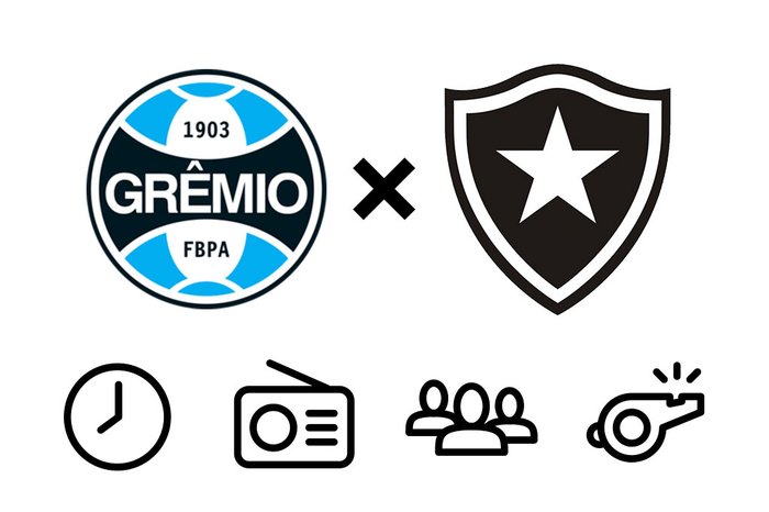 Botafogo x Grêmio: onde assistir ao vivo ao jogo do Brasileirão