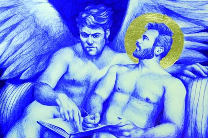 Imagem da exposição Corpo Santo, do artista Rafael Dambrós.