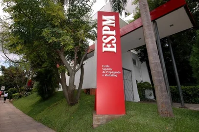 Fachada da ESPM-Sul, em Porto Alegre.