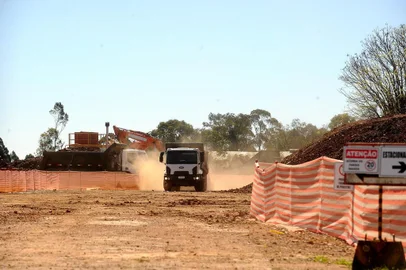  CAXIAS DO SUL, RS, BRASIL, 28/08/2018Obras da Havan. (Lucas Amorelli/Agência RBS)
