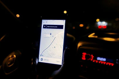  PORTO ALEGRE, RS, BRASIL,03/05/2018-- ZH fez teste de aplicativos de transporte e constatou que em alguns bairros os aplicativos não funcionam após as 22h (Foto: André Feltes / Especial)Indexador: Andre Feltes