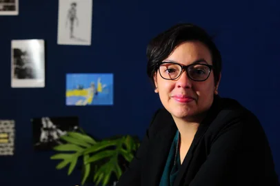  CAXIAS DO SUL, RS, BRASIL, 17/05/2017. Feira do Livro 2017 - Escritora Natalia Borges Polesso será a patrona da 33ª Feira do Livro de Caxias do Sul. Feira irá retornar à praça Dante Alighieri na edição deste ano. (Porthus Junior\Agência RBS)
