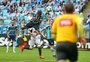 Pênalti reclamado pelo Grêmio foi a polêmica do apito no jogo contra o Ceará