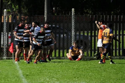  CAXIAS DO SUL, RS, BRASIL, 22/09/2018 - Serra Gaúcha Rugby enfrentou a equipe do Rio Branco - SP, pela semifinal da Taça Tupy (nacional de rugby), no Estádio Municipal. (Marcelo Casagrande/Agência RBS)