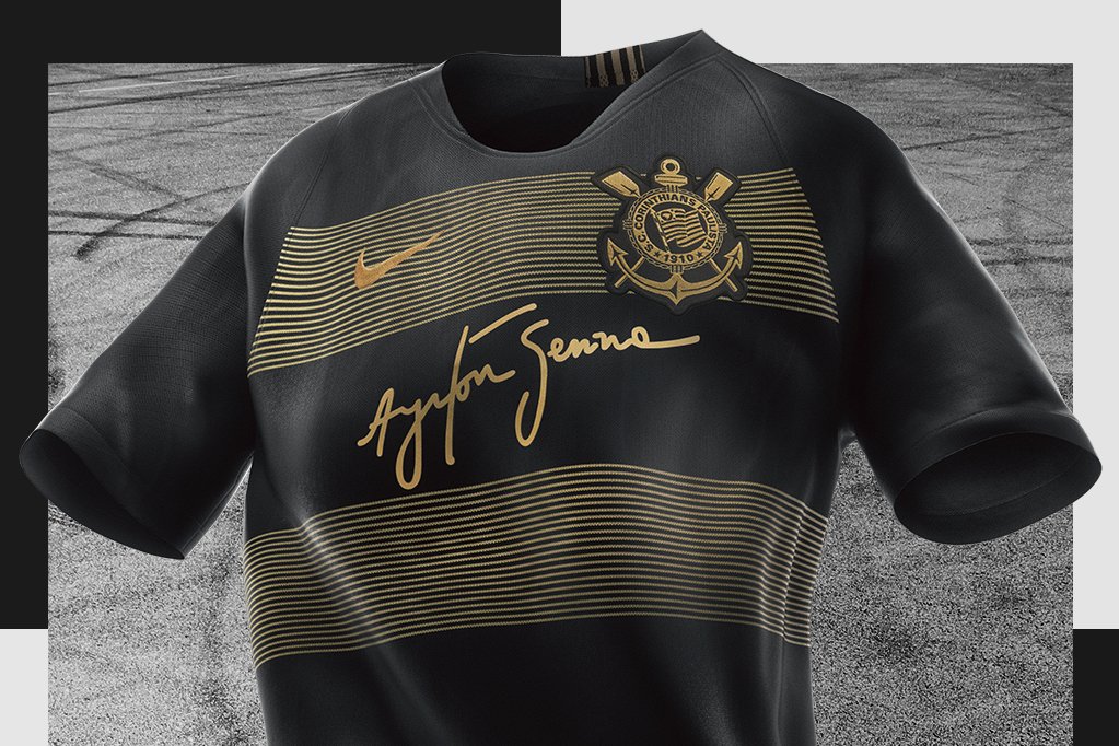 camisa do corinthians 3 ayrton senna