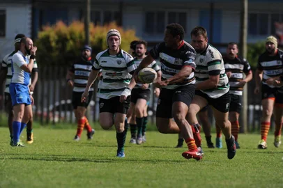  CAXIAS DO SUL, RS, BRASIL, 06/10/2018Serra Gaúcha vence o  San Diego por 31 a 26 na  repescagem do brasileiro de Rugby.(Lucas Amorelli/Agência RBS)