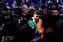 LAS VEGAS, NV - OCTOBER 06: Conor McGregor of Ireland enters the arena before competing against Khabib Nurmagomedov of Russia in their UFC lightweight championship bout during the UFC 229 event inside T-Mobile Arena on October 6, 2018 in Las Vegas, Nevada.   Harry How/Getty Images/AFP