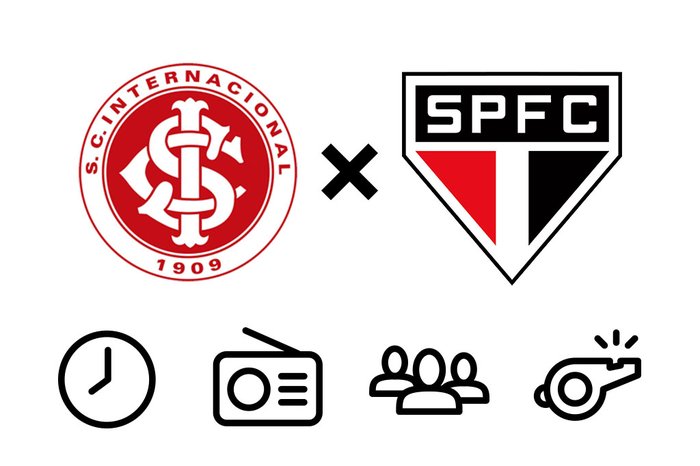 Internacional x São Paulo ao vivo: onde assistir ao jogo do Brasileirão hoje