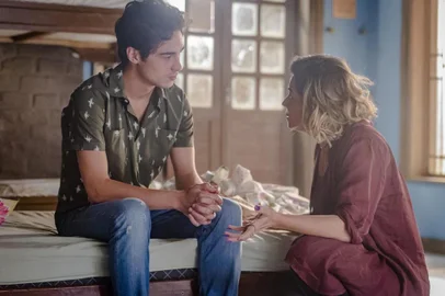 segundo sol,  Luzia (Giovanna Antonelli) e Valentim (Danilo Mesquita