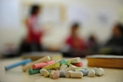  Sala de áula na Escola de Educação Básica Irineu BornhausenIndexador:                                 