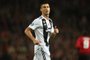  Juventus Portuguese striker Cristiano Ronaldo is pictured during the Champions League group H football match between Manchester United and Juventus at Old Trafford in Manchester, north west England, on October 23, 2018. (Photo by Oli SCARFF / AFP)Editoria: SPOLocal: ManchesterIndexador: OLI SCARFFSecao: soccerFonte: AFPFotógrafo: STR