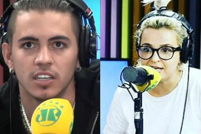 Amanda Ramalho e Biel no Pânico