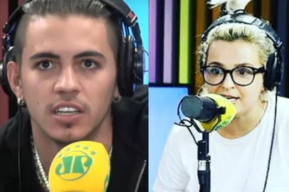Amanda Ramalho e Biel no Pânico