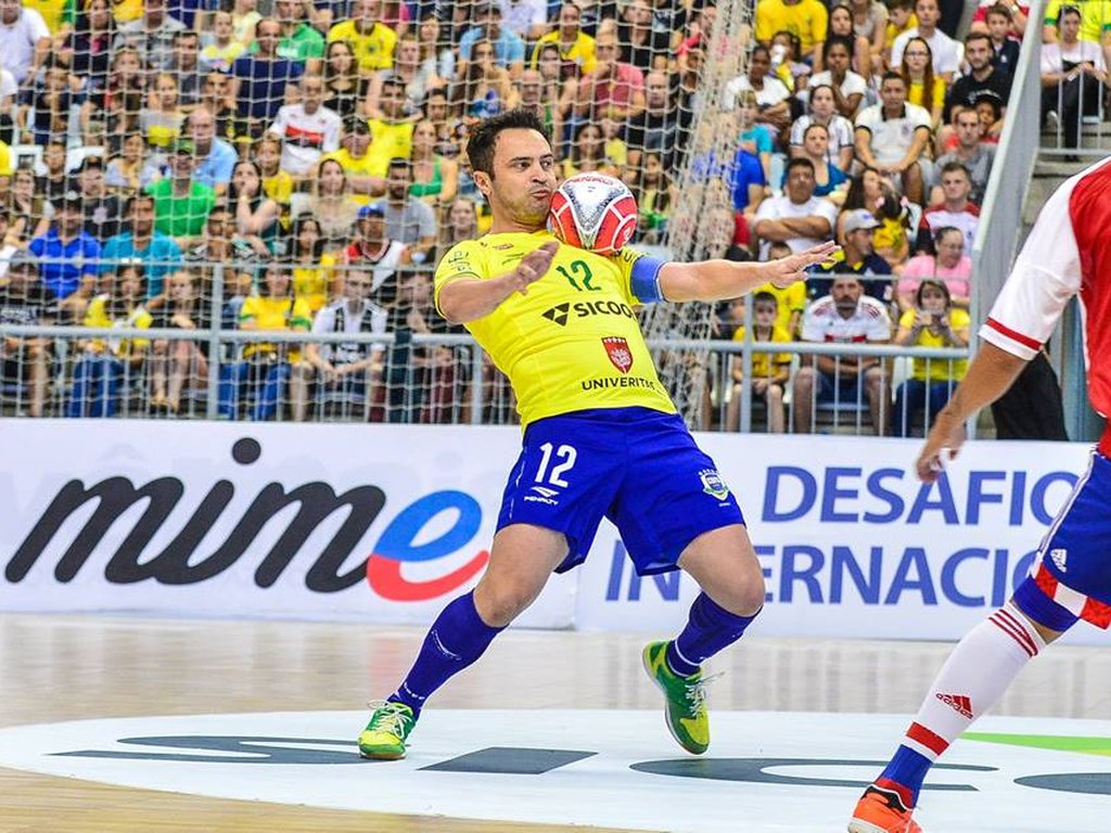 Falcão se despede da Seleção Brasileira de Futsal com mais de 400