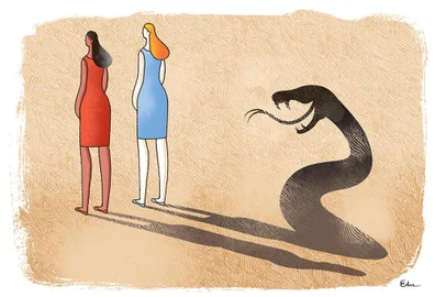 Ilustração coluna da Martha Medeiros para dia 27/10